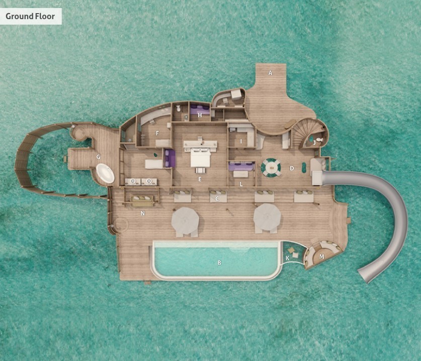 Water Retreat with Slide at Soneva Jani - Image 7
